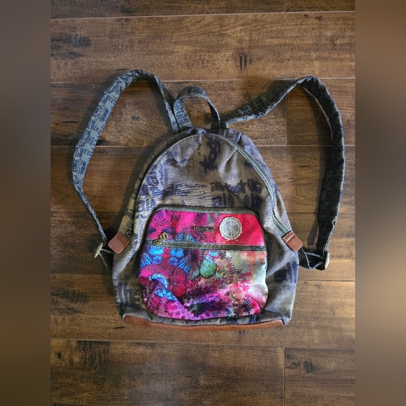 Desigual Handbags - NWOT Desigual Colorful Patterned Small Backpack